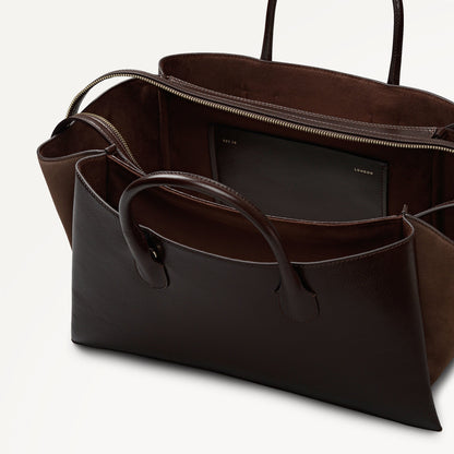 Radley London Dark Oak Large Ziptop Grab Bag