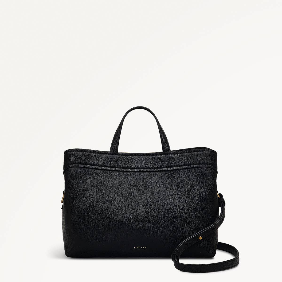 Radley London Black Medium Ziptop Grab Bag