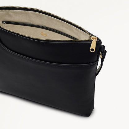 Radley London Black Large Ziptop North-South Cross Body Bag