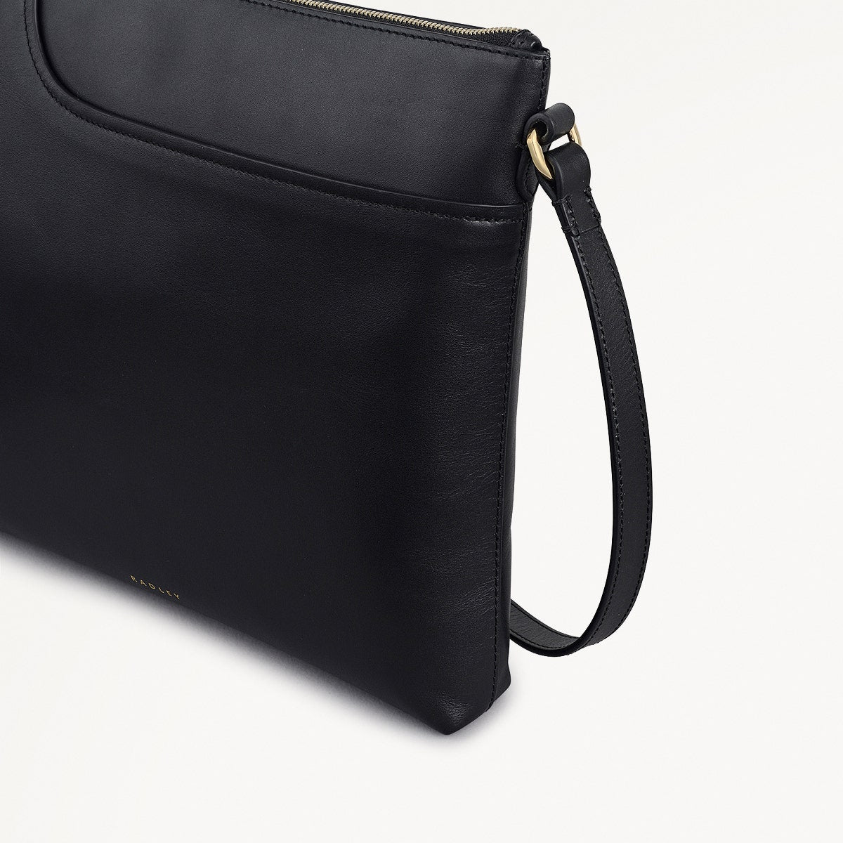 Radley London Black Large Ziptop North-South Cross Body Bag