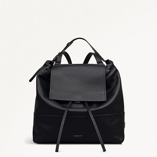 Radley London Black Medium Drawstring Backpack