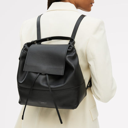 Radley London Black Medium Drawstring Backpack