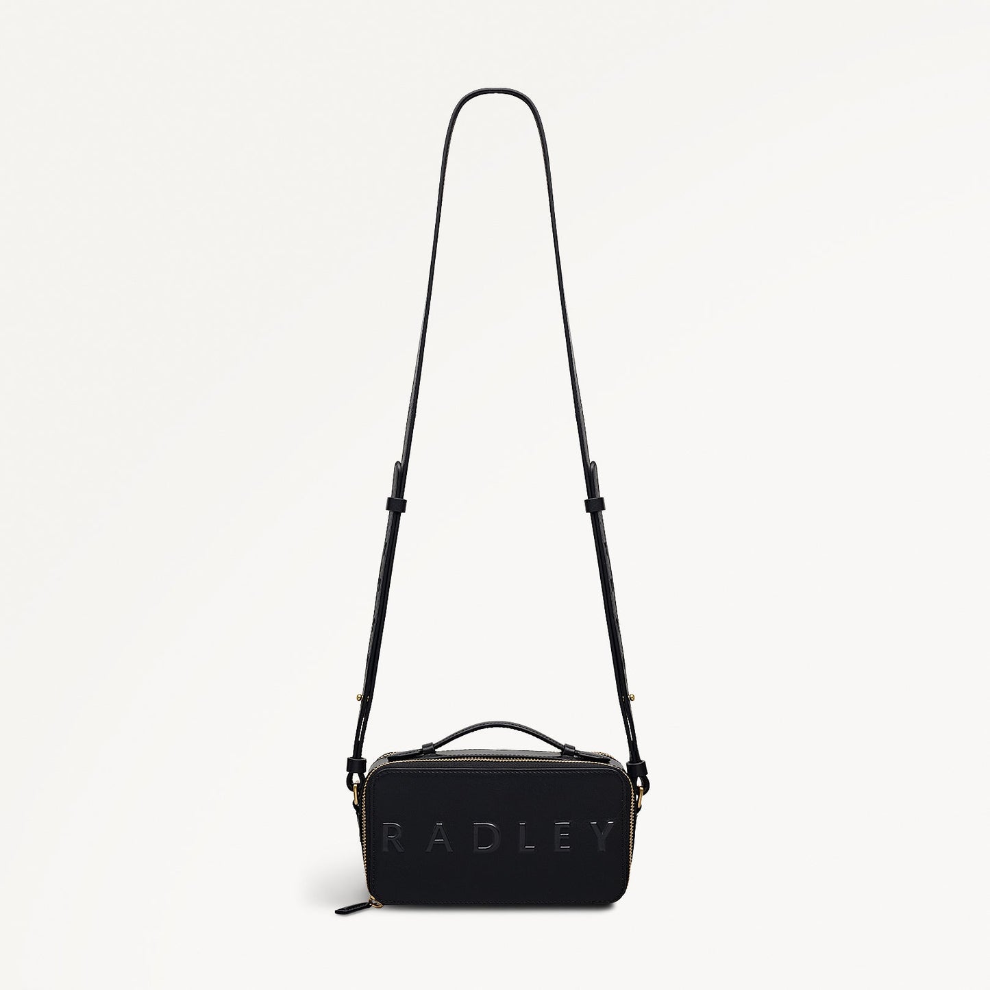 Radley London Black Micro Zip Around Cross Body Bag
