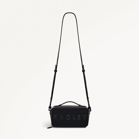 Radley London Black Micro Zip Around Cross Body Bag
