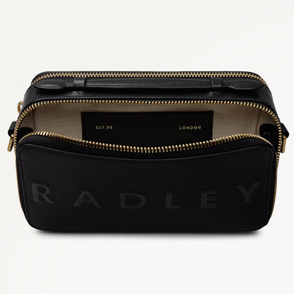 Radley London Black Micro Zip Around Cross Body Bag