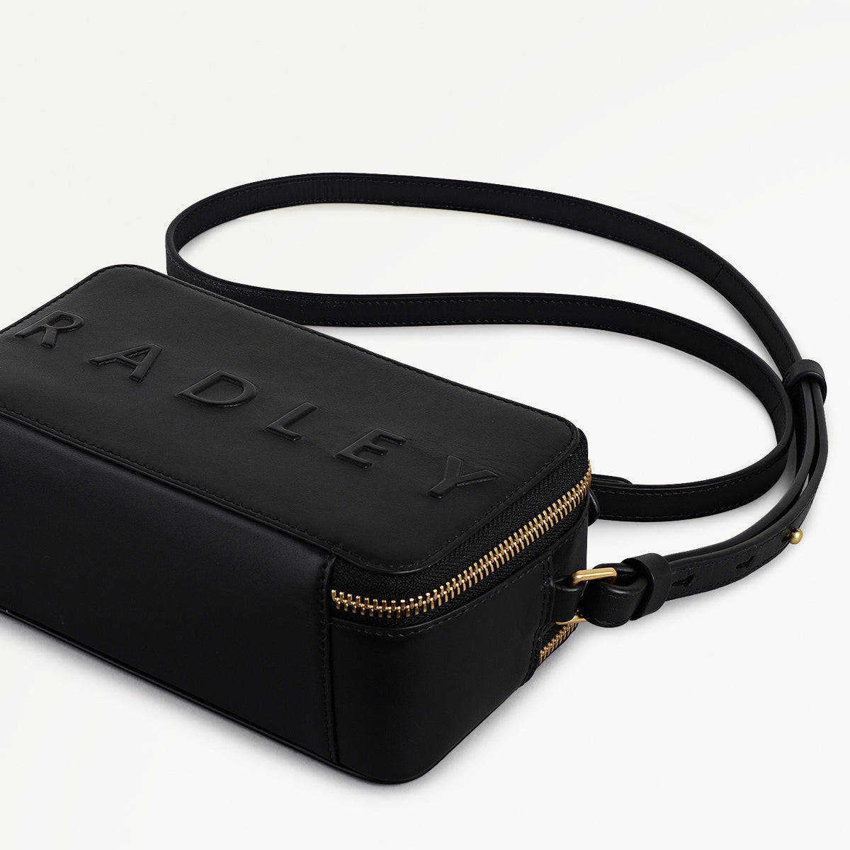 Radley London Black Micro Zip Around Cross Body Bag