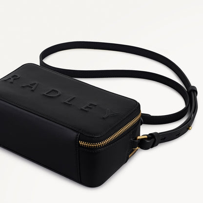 Radley London Black Micro Zip Around Cross Body Bag