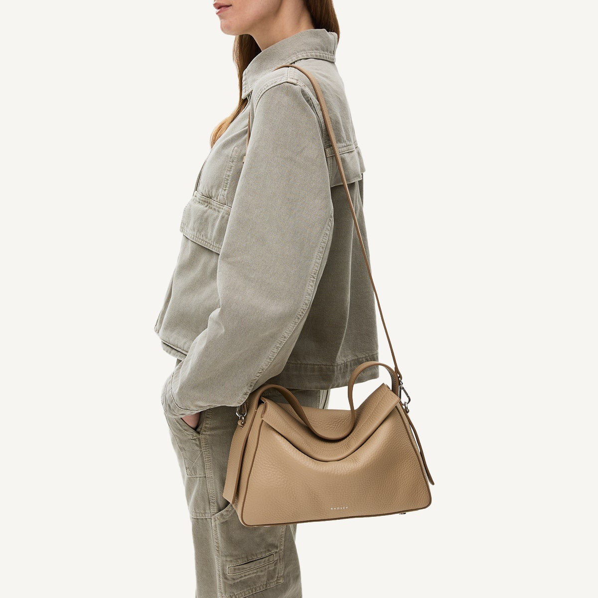 Radley London Stone Medium Ziptop Grab Bag