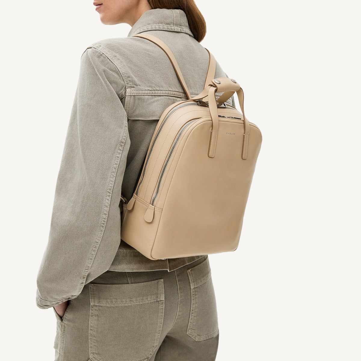 Radley London Stone Medium Zip Around Backpack