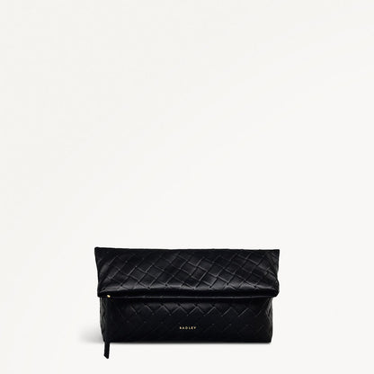 Radley London Black Medium Flapover Clutch Bag