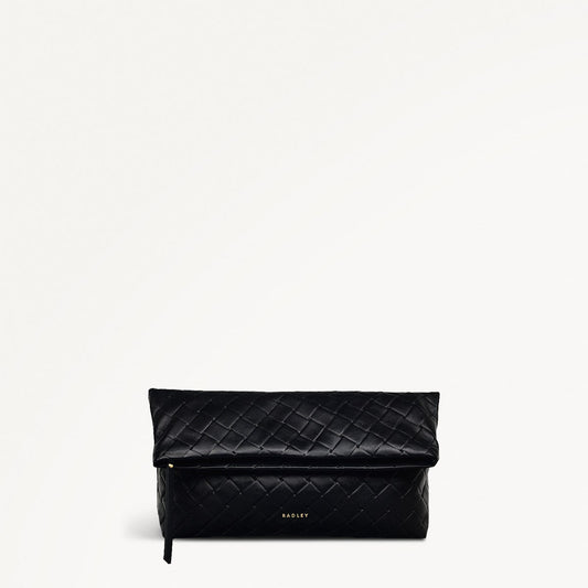 Radley London Black Medium Flapover Clutch Bag