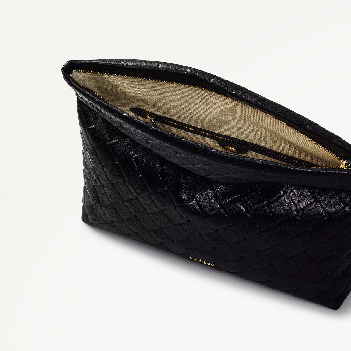 Radley London Black Medium Flapover Clutch Bag