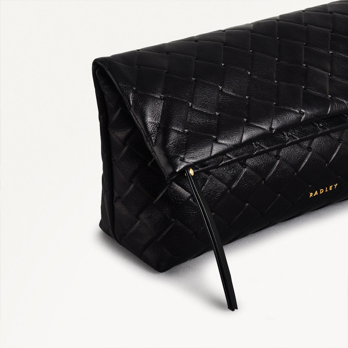 Radley London Black Medium Flapover Clutch Bag