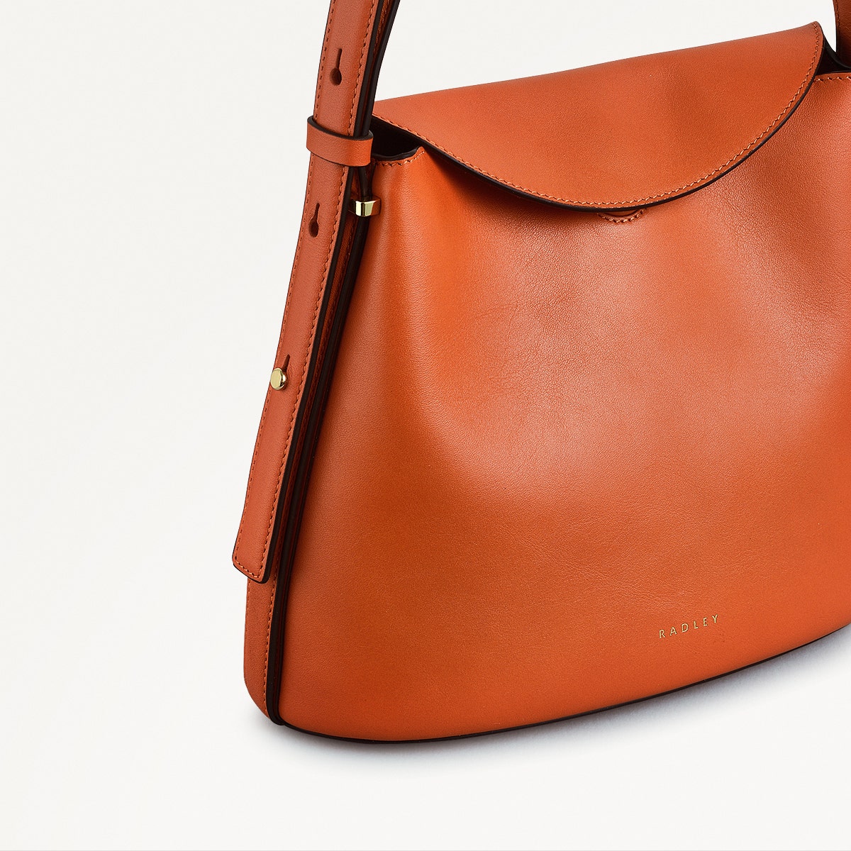 Radley London Orange Peel Small Flapover Cross Body Bag