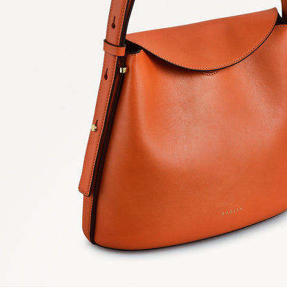 Radley London Orange Peel Small Flapover Cross Body Bag
