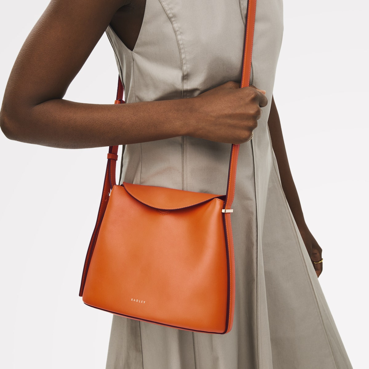 Radley London Orange Peel Small Flapover Cross Body Bag