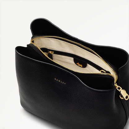 Radley London Black Medium Compartment Cross Body Bag