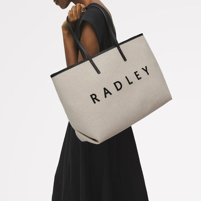 Radley London Black Large Open Top Tote Bag