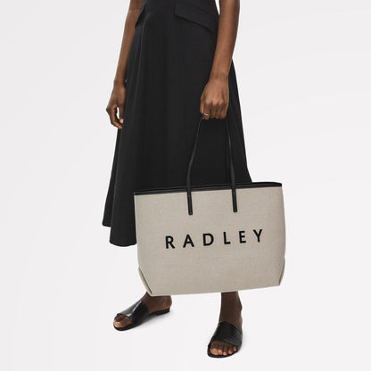 Radley London Black Large Open Top Tote Bag