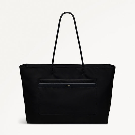 Radley London Black Large Ziptop Tote Bag