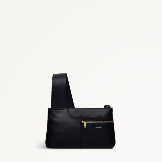 Radley London Black Small Ziptop Cross Body Bag