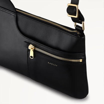 Radley London Black Small Ziptop Cross Body Bag