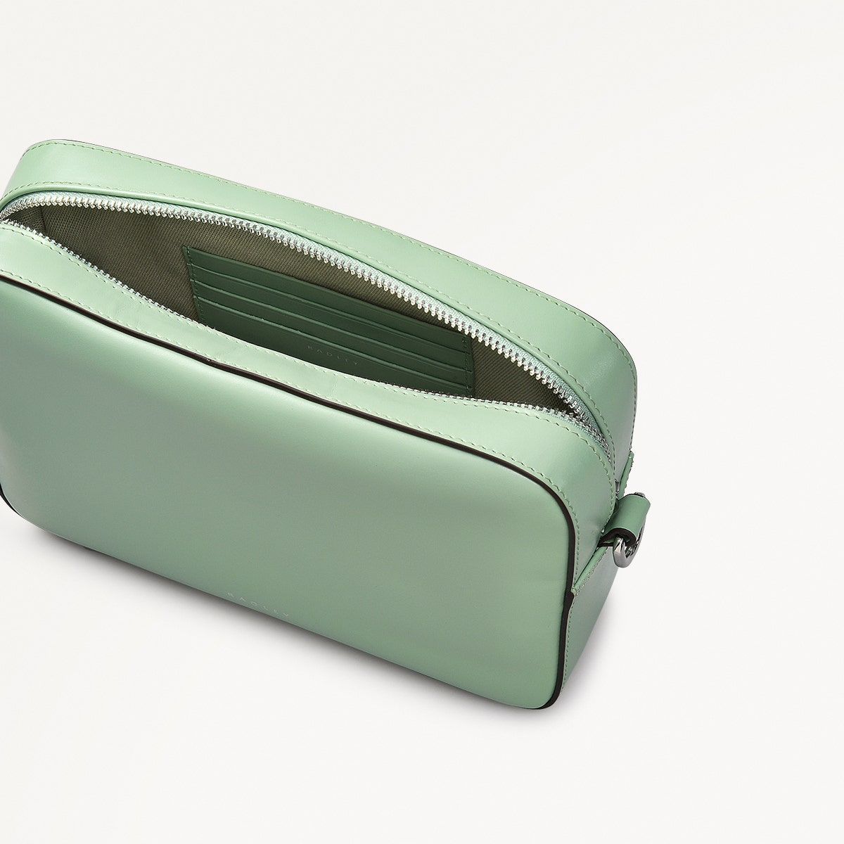 Radley London Green Fig Mini Zip Around Cross Body Bag