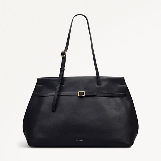 Radley London Black Large Ziptop Shoulder Bag