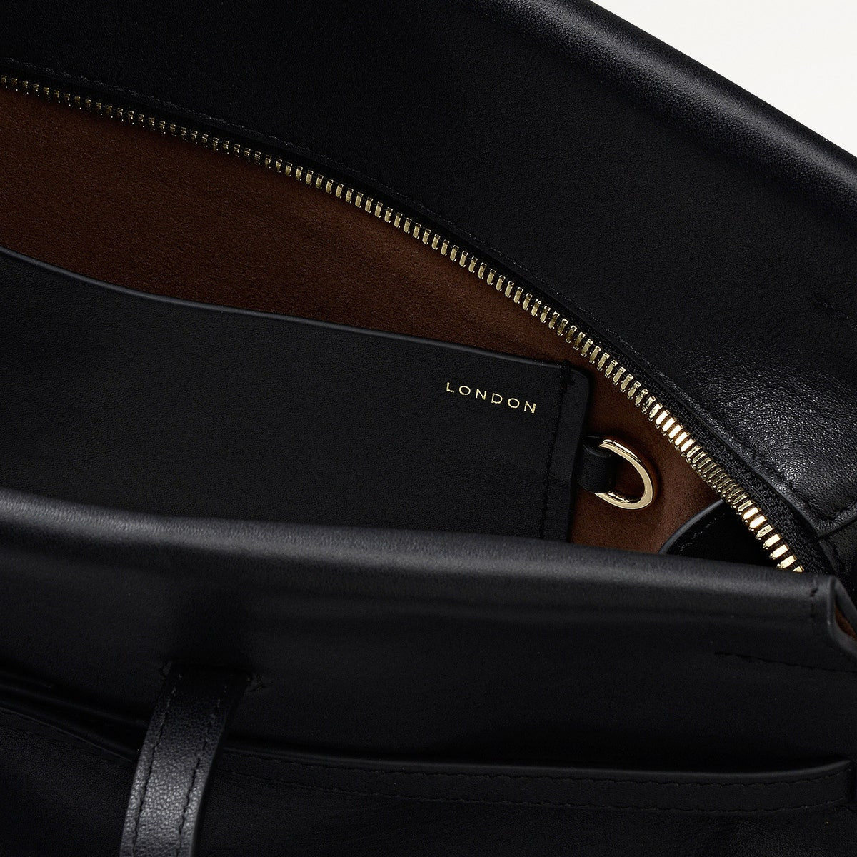 Radley London Black Large Ziptop Shoulder Bag