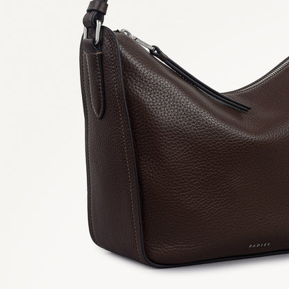 Radley London Dark Oak Medium Ziptop Cross Body Bag