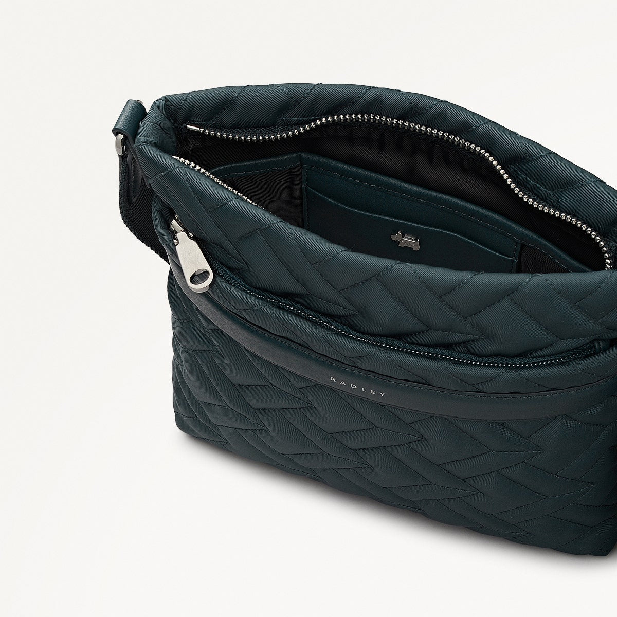 Radley London Teal Small Ziptop Cross Body Bag