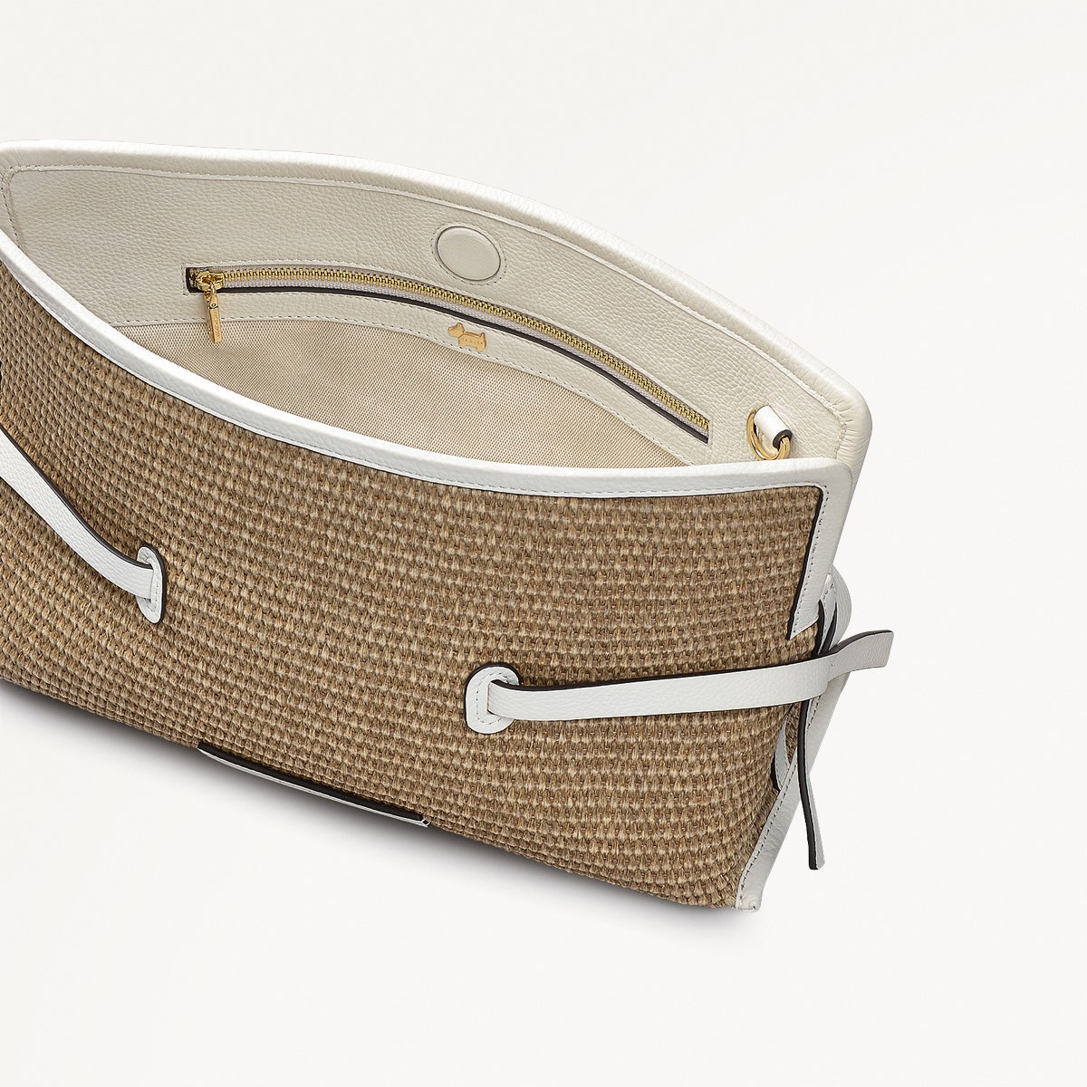 Radley London Natural Medium Open Top Clutch Bag