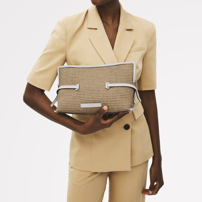Radley London Natural Medium Open Top Clutch Bag