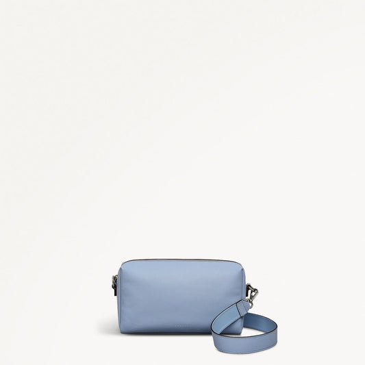 Radley London Smoke Blue Mini Zip Around Cross Body Bag