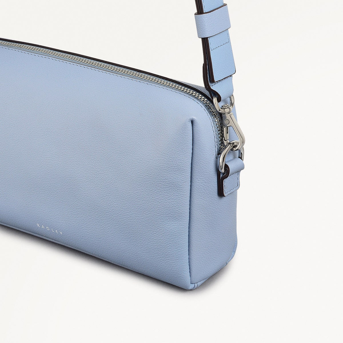 Radley London Smoke Blue Mini Zip Around Cross Body Bag
