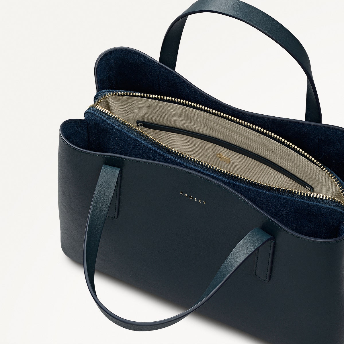 Radley London Teal Medium Ziptop Grab Bag