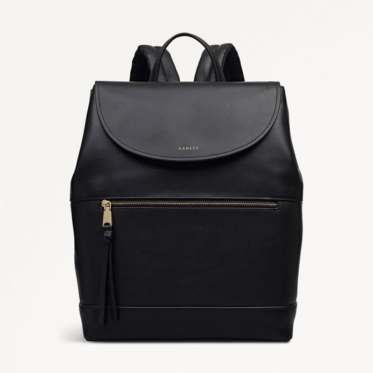 Radley London Black Large Ziptop Backpack