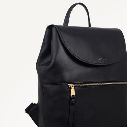 Radley London Black Large Ziptop Backpack