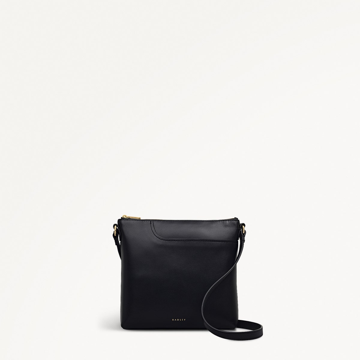 Radley London Black Small Ziptop North-South Cross Body Bag