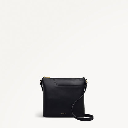 Radley London Black Small Ziptop North-South Cross Body Bag