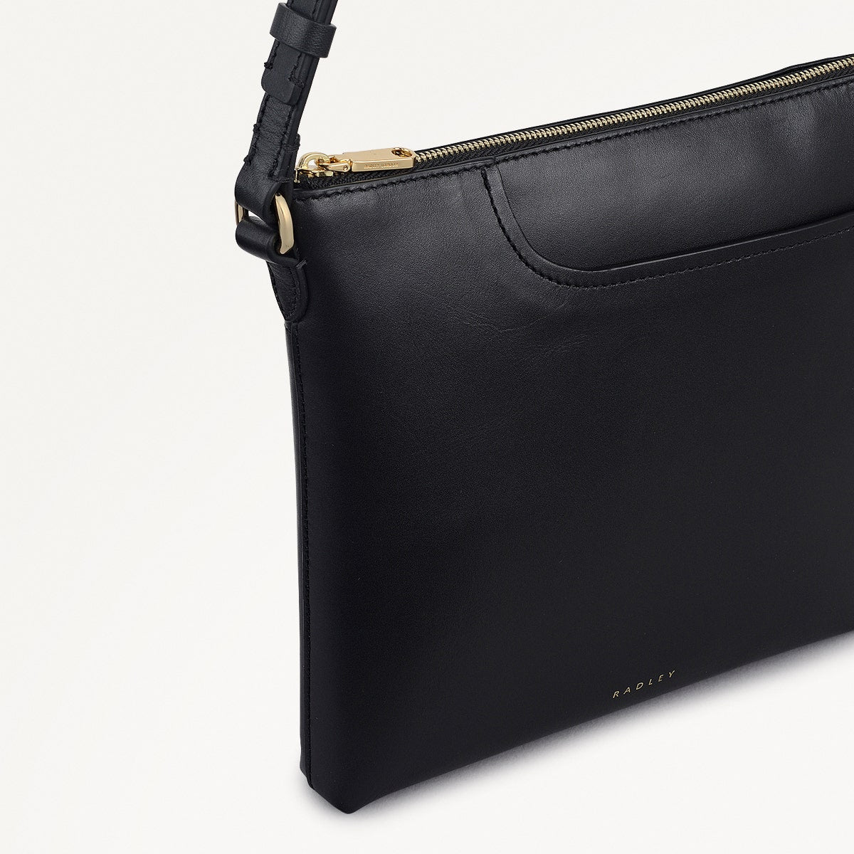 Radley London Black Small Ziptop North-South Cross Body Bag