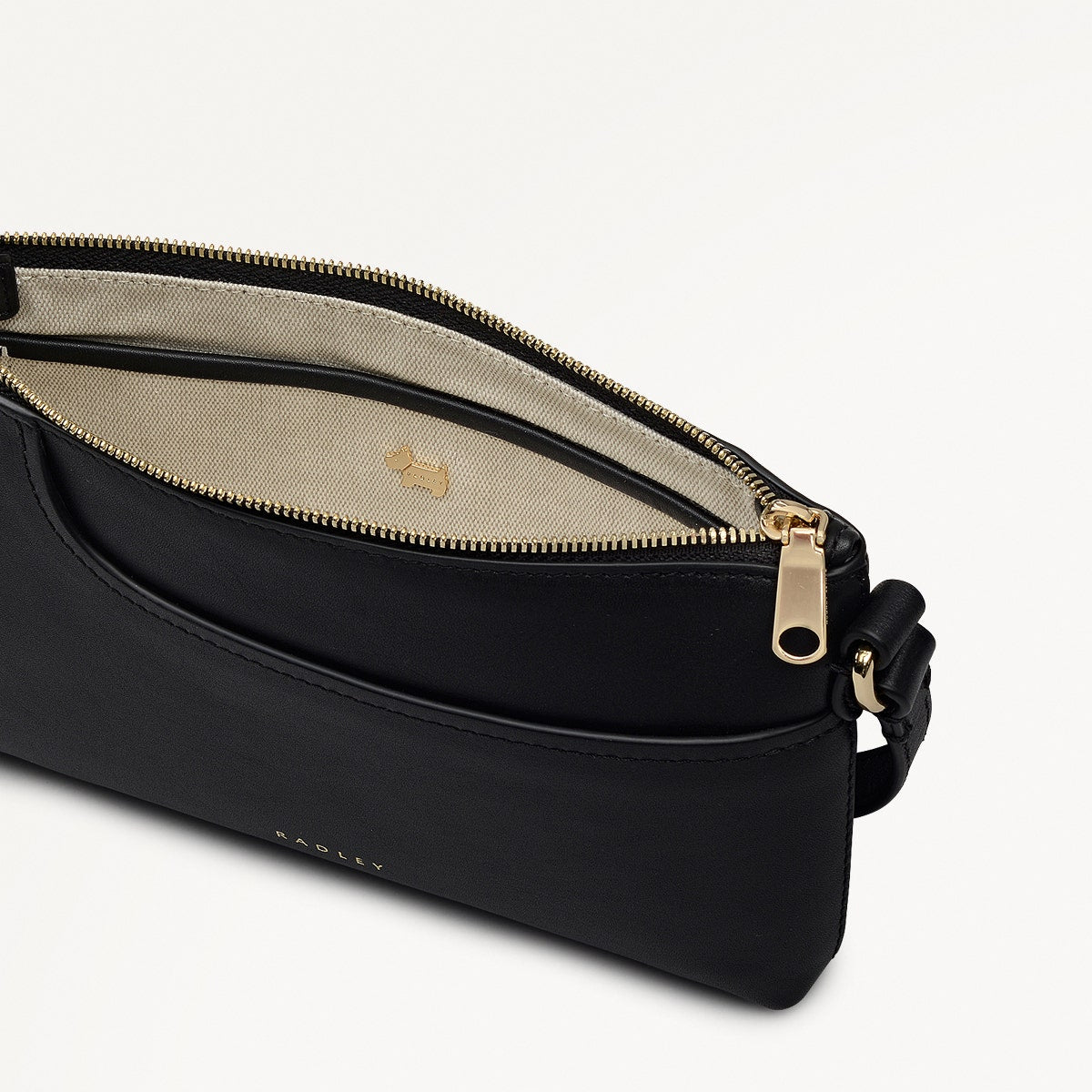 Radley London Black Mini Ziptop East-West Shoulder Bag