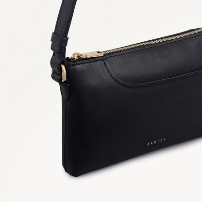 Radley London Black Mini Ziptop East-West Shoulder Bag