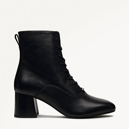 Radley London Black Heeled Lace Up Boot