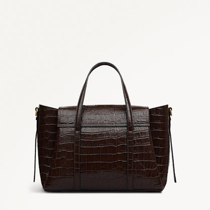 Radley London Dark Oak Medium Flapover Grab Bag