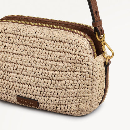 Radley London Natural Medium Ziptop Cross Body Bag