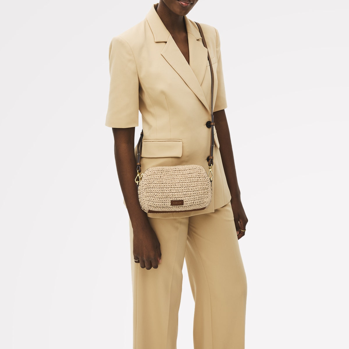 Radley London Natural Medium Ziptop Cross Body Bag