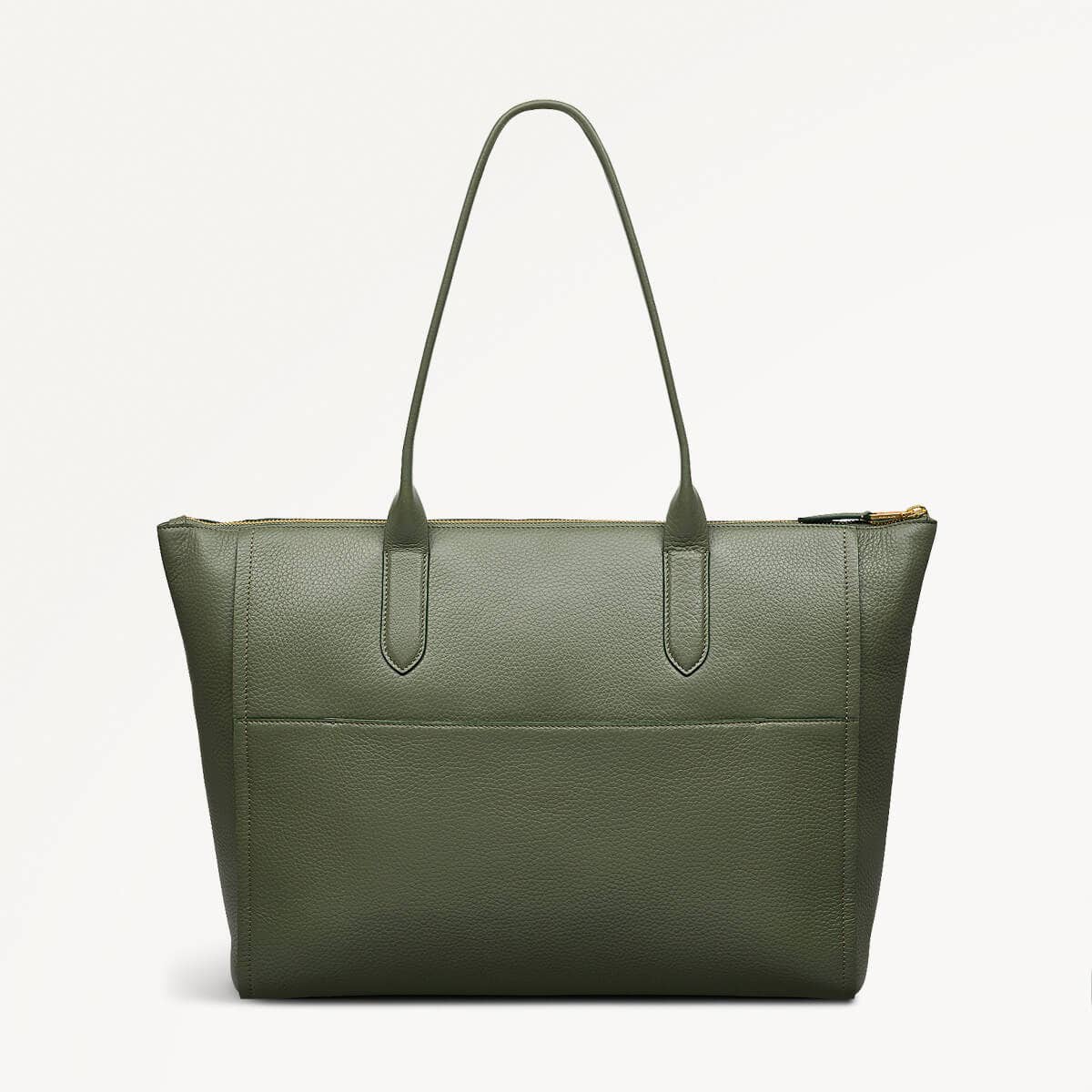 Radley London Dark Olive Medium Ziptop Tote Bag