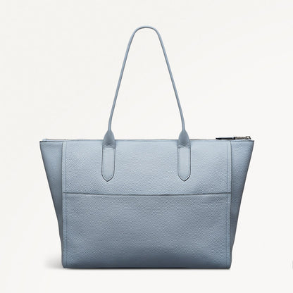 Radley London Smoke Blue Medium Ziptop Tote Bag