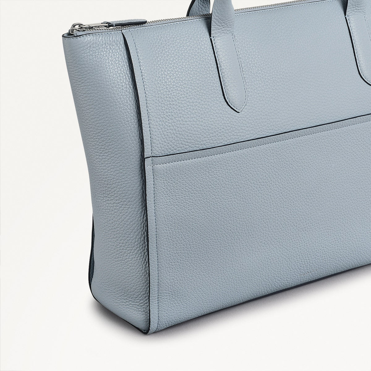 Radley London Smoke Blue Medium Ziptop Tote Bag